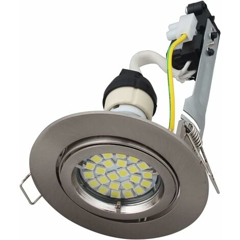 15 Douilles GU10 Céramique Avec Câbles Silicone 15cm - Pour Ampoules LED Et Halogènes