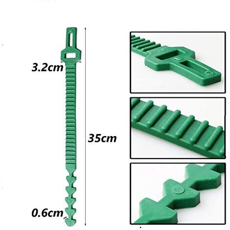 Attaches Pour Plantes En Forme De Grenouille - Lot De 8, Clips Flexibles Ajustables Pour Tiges Et Vignes, Décoration De Jardin Mignonne