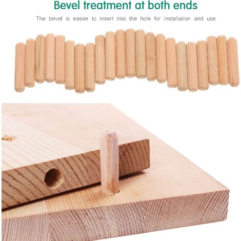 100 Goujons En Bois De Hêtre Häfele - Chevilles à Cannelures Pour Assemblage, Neuf