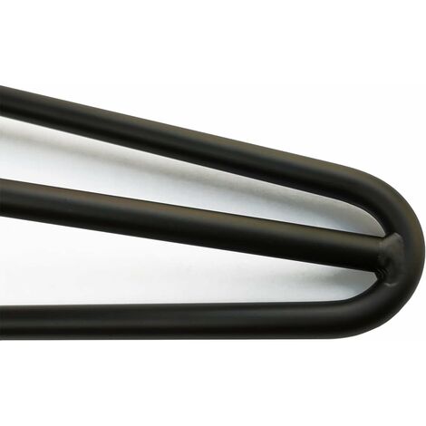 Qrity [Upgrade] Lot 4 Haarspeld Tafelpoten, 30 Cm DIY Metalen Poten 3 Stangen Sterker Met Schroeven En Vloerbeschermers 1277998777