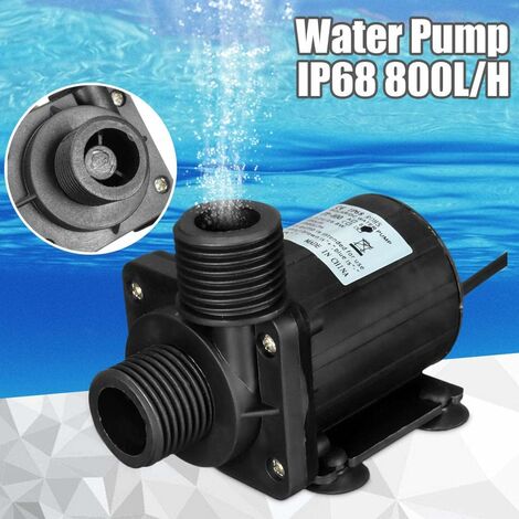 Pompe amphibie DC 12V de pompe à eau submersible 800L / H 5M pour