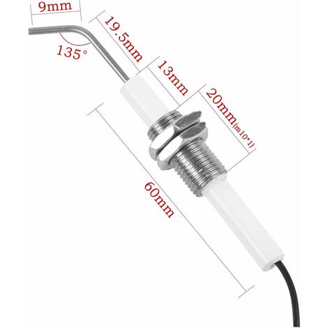 Câble d'allumage piezo avec bougie - 100 cm - La Boutique du Gaz