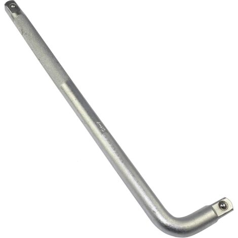 Barre De Force Pour Clé à Douille - 1/4" X 150 Mm, Poignée Articulée, Acier CR-V, Argent
