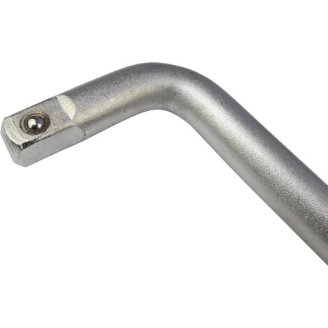 AERZETIX Bras De Poignée De Force Pour Douilles 1/2''x300mm | Manche En L En Acier Cr-V | Pour Mécanique Auto Et Bricolage