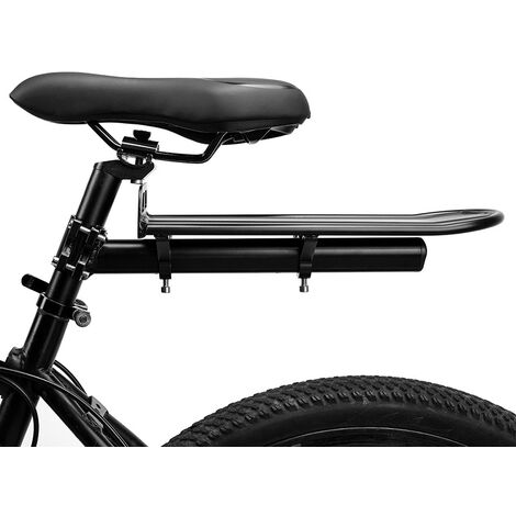 Porte-Bagages Vélo Arrière - Alliage Aluminium, Réglable, Max 10kg - Pour VTT, Route, Pliant 24-29"