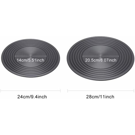 Diffuseur De Chaleur Pour Cuisinière à Gaz - 28 Cm De Diamètre, épaisseur 4 Mm - Alliage D'aluminium - Décongélation Rapide - 10