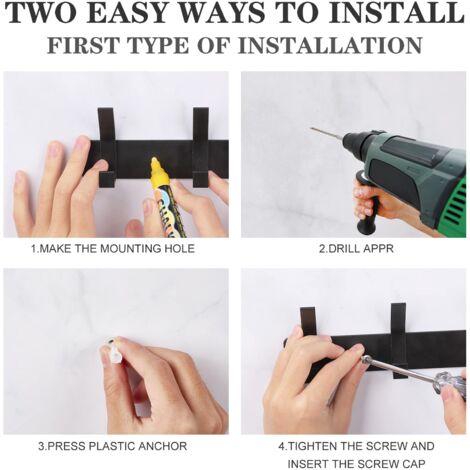 Porte Manteau Mural Patère Murale Patere Porte Manteau Bois Avec 5 Crochets En Fonte Pour