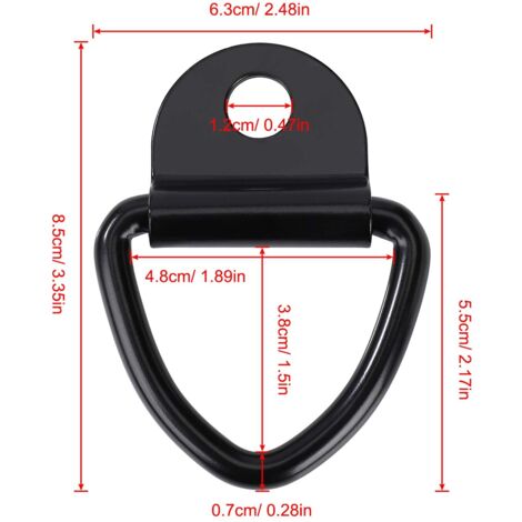 Lot De 4 Cintres D'escalade En Acier Inoxydable - Ancres Pour Via Ferrata, Travail Aérien, Sculpture