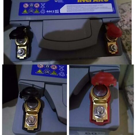 2PCS Cosse Batterie 12V Bornes De Batterie Voiture Connecteur Rapide Batterie Cosse Batterie Rapide Avec Couverture De Pole Pour Voiture Bateau Camion Moto 2364845697 L