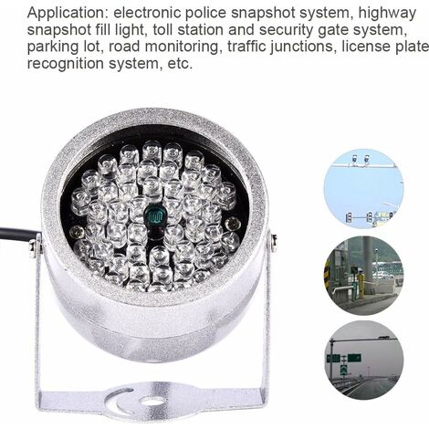 Illuminateur IR 48 LEDs – Infrarouge Pour Vision Nocturne – Sécurité Vidéosurveillance – Neuf