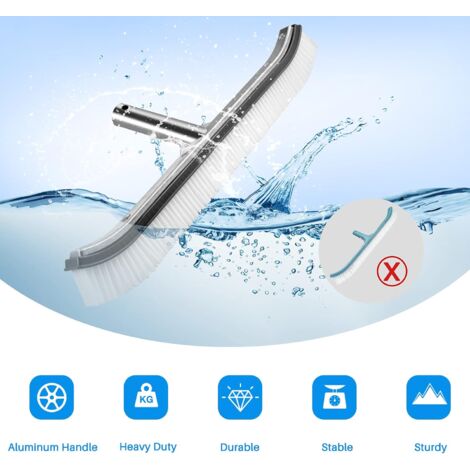 YOSOO Brosse Pour Piscine 5,5 Pouces Brosse En Acier Inoxydable De