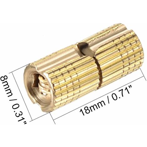 Charnière Invisible 2 Pièces – Déport 35 Mm, 8 Mm, 90°, Avec Cale Pour Porte Placard