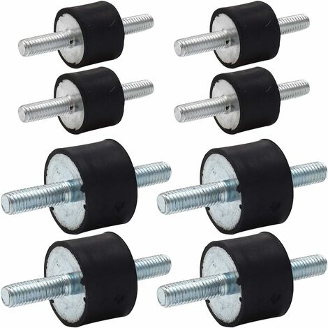 Lot De 4 Amortisseurs Anti-vibration En Caoutchouc M5 15x10mm Pour Voiture