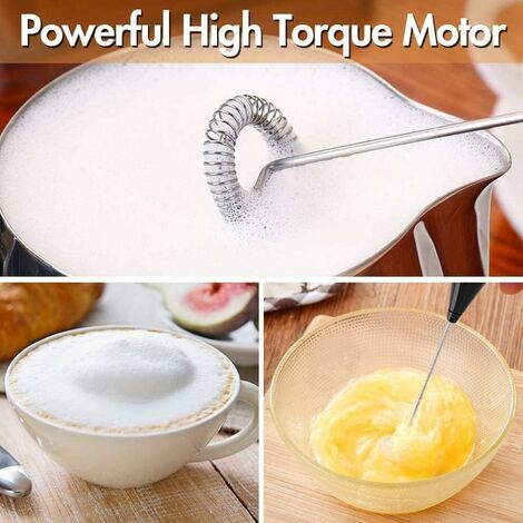 Mousseur à Lait Portable Philorn - Rechargeable 3 Têtes - Pour Latte Cappuccino Matcha