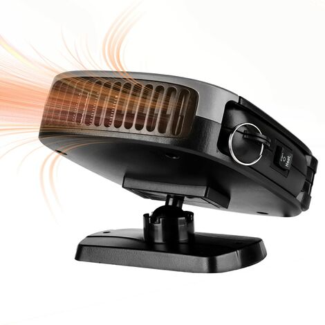 Chauffage de voiture - Électrique - 12V 500W - 2 Modes - Réglable 360° - Dégivrage rapide - Auto