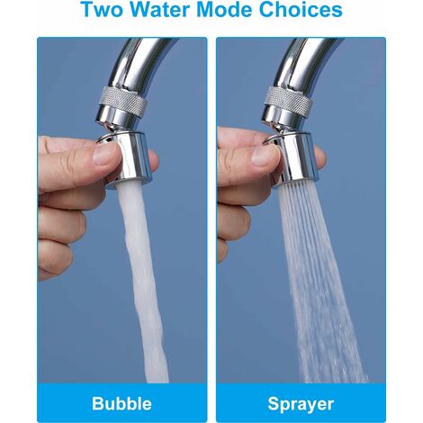 Robinet Cuisine Douchette Avec 2 Modes De Pulvérisation, Mitigeur