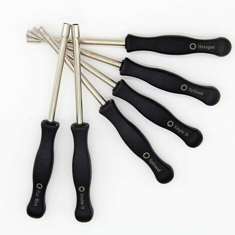 Tournevis Réglage Carburateur 21 Dents - Compatible Tronçonneuse, Débroussailleuse 2 Temps - Pour Poulan, Stihl, Homelite...