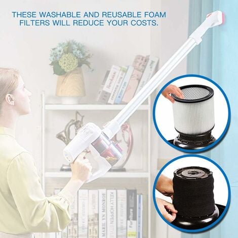 Kit De Filtres En Mousse Pour Aspirateur Space Explorer Hoover - Miss