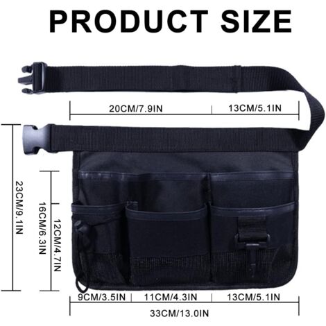 YUNYU Set De 2 Poches Ceinture Tactiques MOLLE - Sac Banane Oxford Pour Randonnée, Vélo Et EDC