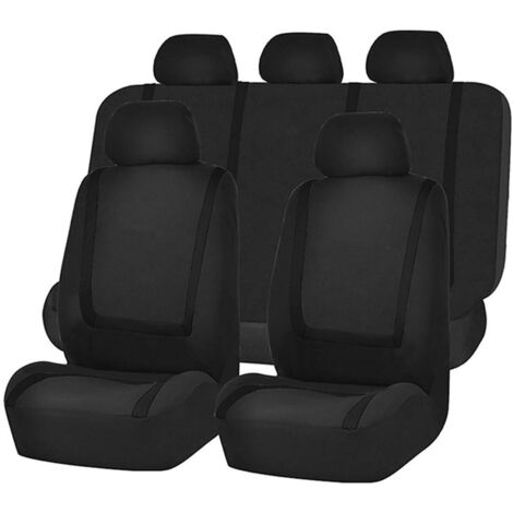Aougo – Set de 9 housses de siège voiture universelles – Protection complète avant et arrière – Lavables et résistantes aux taches – Compatible 98% véhicules