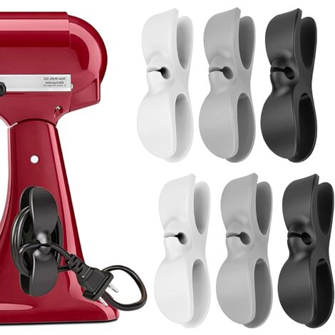 Organisateur De Cable 6 Pièces,Enrouleur De Cordon Organisateur Adhésive Pour Câbles