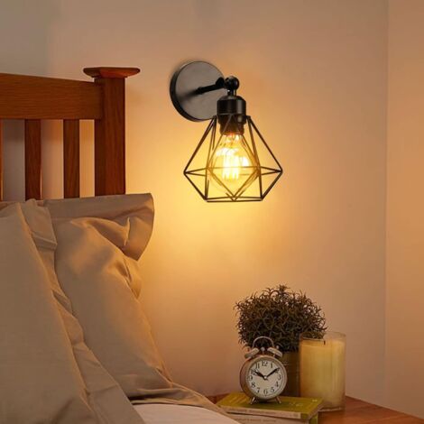 MODERNE INDUSTRIEL VINTAGE Rétro Rustique Applique Murale Clair Lampe