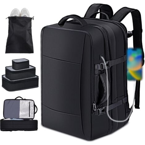 Sac à Dos Voyage Cabine Avion 30L-40L, Grand Bagage à Main Antivol