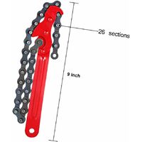 Clé Chaîne Pour Filtre à Huile à Chaîne | Avec Poignée 60 - 160 Mm