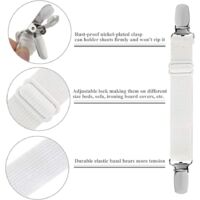 Clips De Fixation Pour Housse De Repassage Brabantia | Lot De 3 Pièces | Blanc | Anti-Glisse