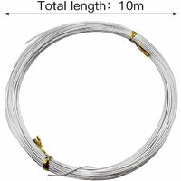 Lot De 2 Rouleaux De Chaînes Torsadées Non Soudées En Aluminium Doré Et