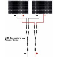 Connecteur Y Pour Panneau Solaire 4mm² - 1 Paire (MMF + FFM) - Professionnel IP67