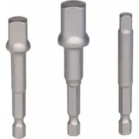 Douille Creuse Acier Inoxydable 14 Mm - Longueur 200 Mm - Tige Hexagonale 6,35 Mm - Pour Travaux Aériens CVC/construction