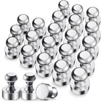 Aimant Puissant, Aimants, 12x16mm Aimant Frigo Extrêmement Puissant, Plaque Magnétique, Mini Aimant Portable (24 Pièces)
