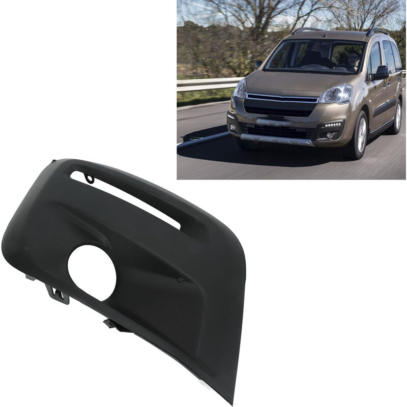 Grilles Phare Antibrouillard Avant Pour Citroën Berlingo / Peugeot Partner 2015-2018 – Paire Gauche/Droite