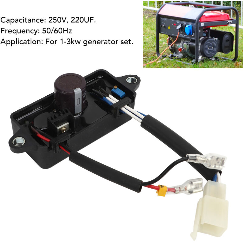 Régulateur De Tension Automatique (AVR) - 220V Monophasé / 380V Triphasé - Pour Générateur, Stabilisation De Tension