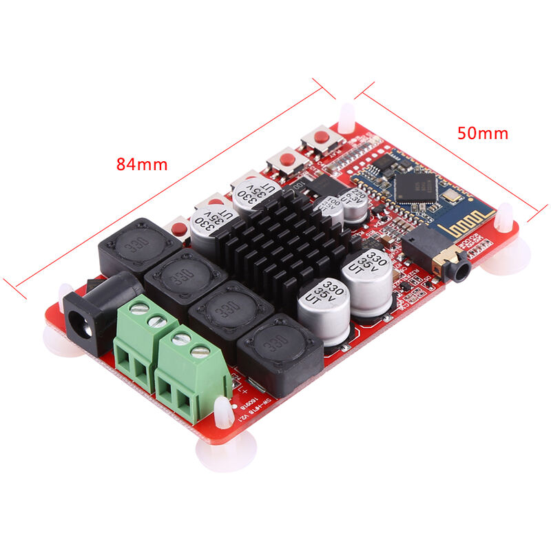 Carte Amplificateur Caisson Basses 50W + 50W + 100W Bluetooth 5.0 AUX 2.1 Canaux