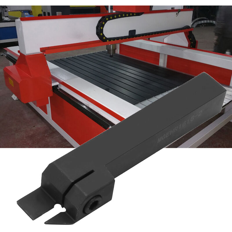 Outils Tour A Metaux Outil De Tour CNC 100mm Avec Inserts Carbure - Porte-outil Alésage Pour Acier Inox - 10 Inserts MGMN200-G Inserts Carbure Acier