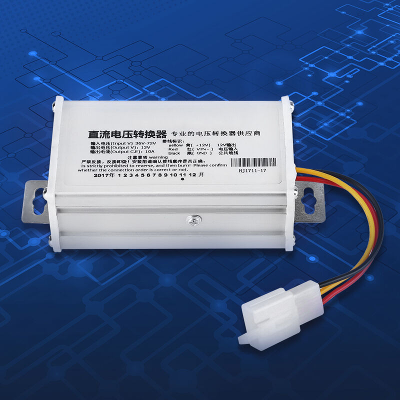 Transformateur adaptateur convertisseur DC 36V 48V 72V à 12V 10A pour vélo électrique convertisseur de vélo électrique transformateur vers le bas