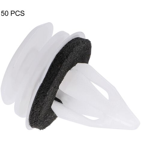Clips De Garniture BMW Et Mini - Lot De 10 Pièces Plastique Blanc