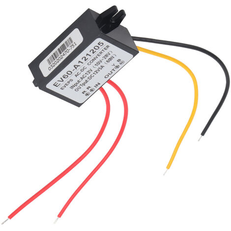 TONYSA AC 10-28V à DC 12V Buck Converter AC DC Module d'alimentation abaisseur (5A)