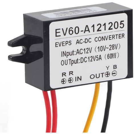 TONYSA AC 10-28V à DC 12V Buck Converter AC DC Module d'alimentation abaisseur (5A)