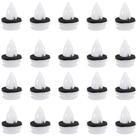 Clips De Fixation Voiture ECSiNG Lot De 30 Clips De Fixation Pour Garniture De Porte - En Plastique - 7703077476 - Compatible Avec Peugeot 308 Citroën DS4 Renault Megane III Et Laguna III Agrafe Carrosserie