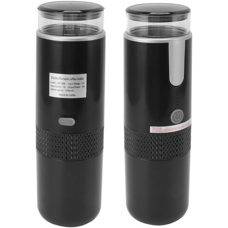TONYSA Machine à café portable compatible avec les capsules de tasse K Café moulu Cafetière portable à commande manuelle pour le camping, la randonnée