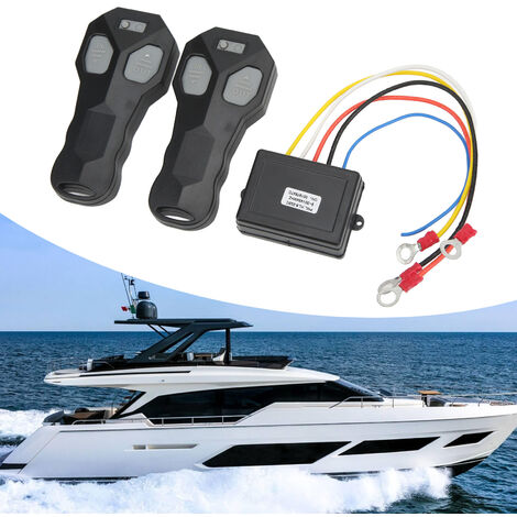 Kit Télécommande Sans Fil Pour Treuil 12V — Portée 150 Pieds — Compatible SUV, 4x4, UTV — AUXITO