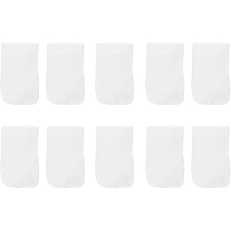 TONYSA 10 pièces 20x12cm piscine coton filtre sac chaussette remplacement outil de nettoyage accessoires (1/5)