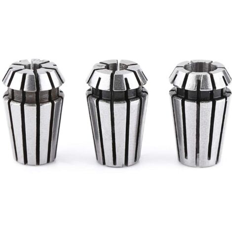Ciciglow 15 Pièces ER11 Ensemble De Pinces à Ressort Broche CNC ER-11 - Haute Précision Pour Machine De Gravure