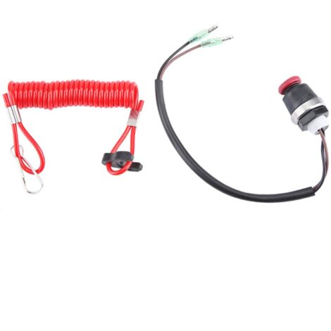 Sangle Sécurité Bateau Interrupteur Moteur Bateau Sangle Sécurité Bleue - Arrêt D'Urgence Moteur Hors-Bord Marine Accessoire Navigation Sécurité