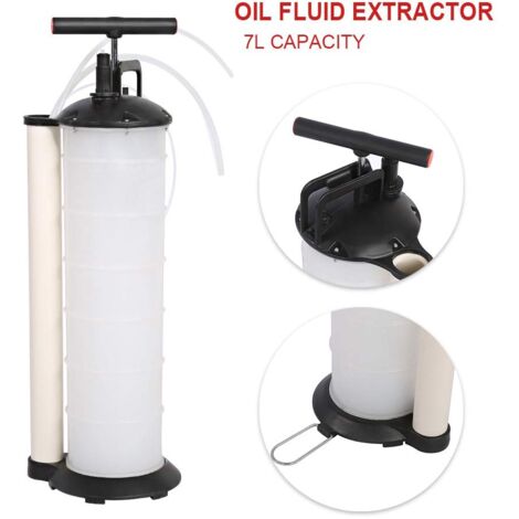 TONYSA Pompe D'extraction D'aspiration D'huile et D'eau, Pompe D'extraction D'huile Sous Vide Manuelle, Pompe D'aspiration D'extracteur de Fluide pour Voitures, Motos, Moteurs Marins, 7 L (1/5)