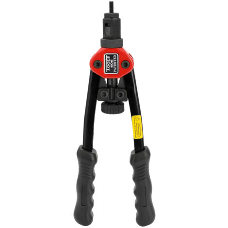 TONYSA Riveteuse Manuelle, Outil de Rivetage Rapide avec 5 Têtes pour écrous M3, M4, M5, M6, M8, Pistolet à Riveter Manuel en Métal avec Poignée Ergonomique, pour Les Amateurs de (1/5)