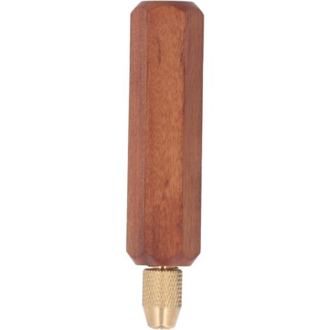 TONYSA Manche de scie en bois, manche de lime en bois détachable Manche de scie à bois manuelle, type hexagonal court, pour scie à bois de jardin et de travail du bois (1/5)